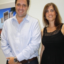 Gonzalo Navarro and Alejandra Buchanan, part of Arx Solutions' team.